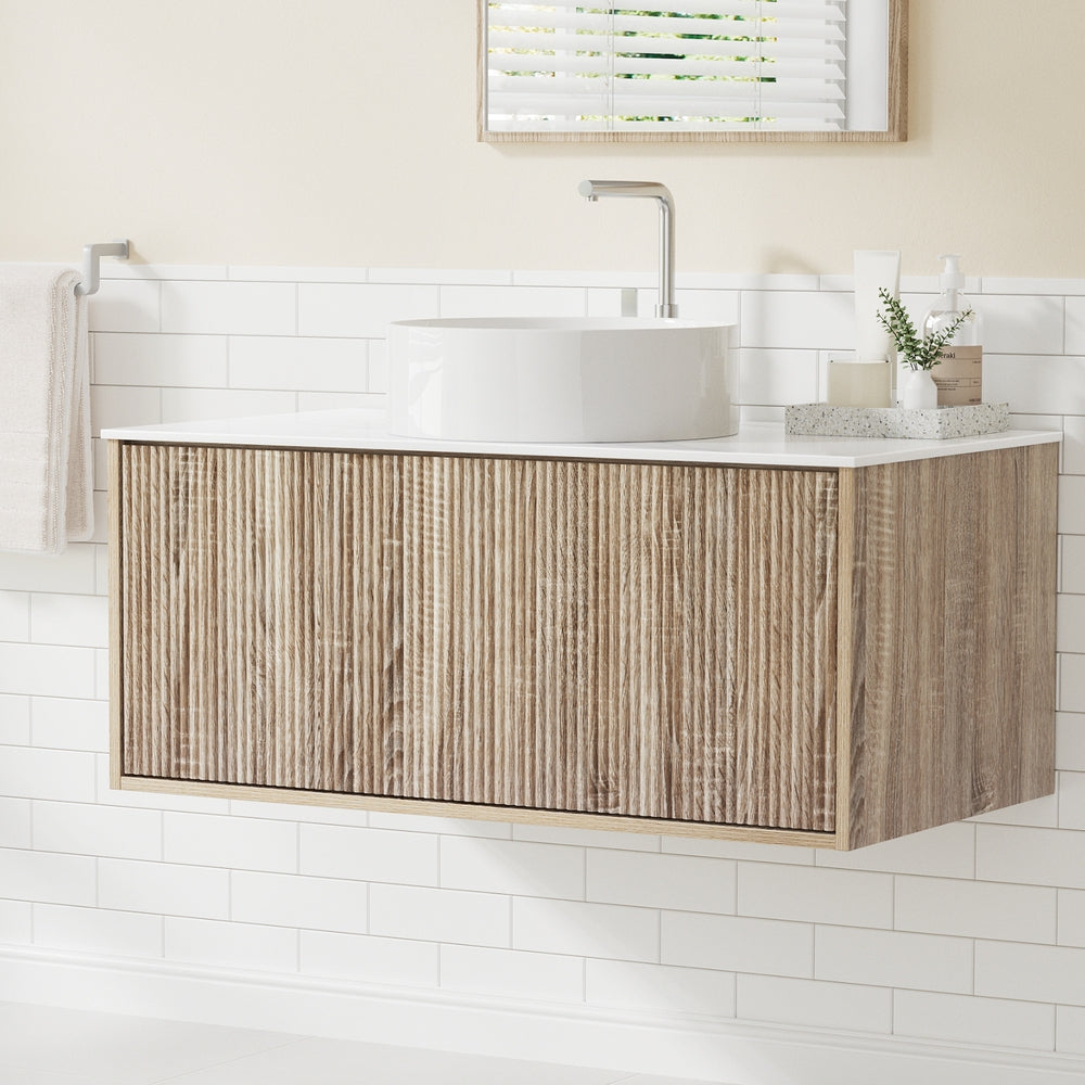 Cefito Vanity Unit 915mm with Basin Oak