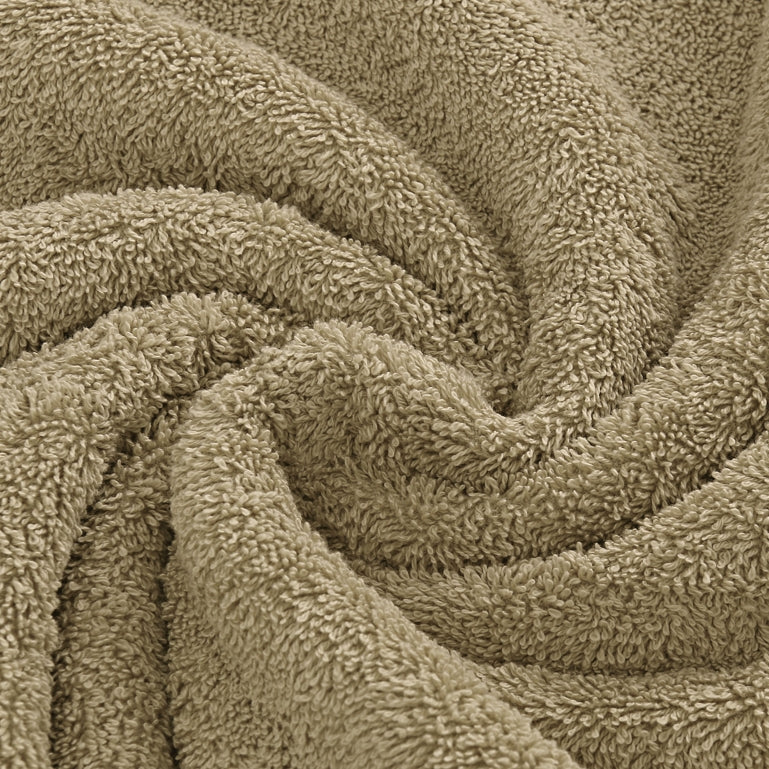 Samland Premium Cotton Washcloths 4-Pack Quick-Dry Face Towels Set-Linen