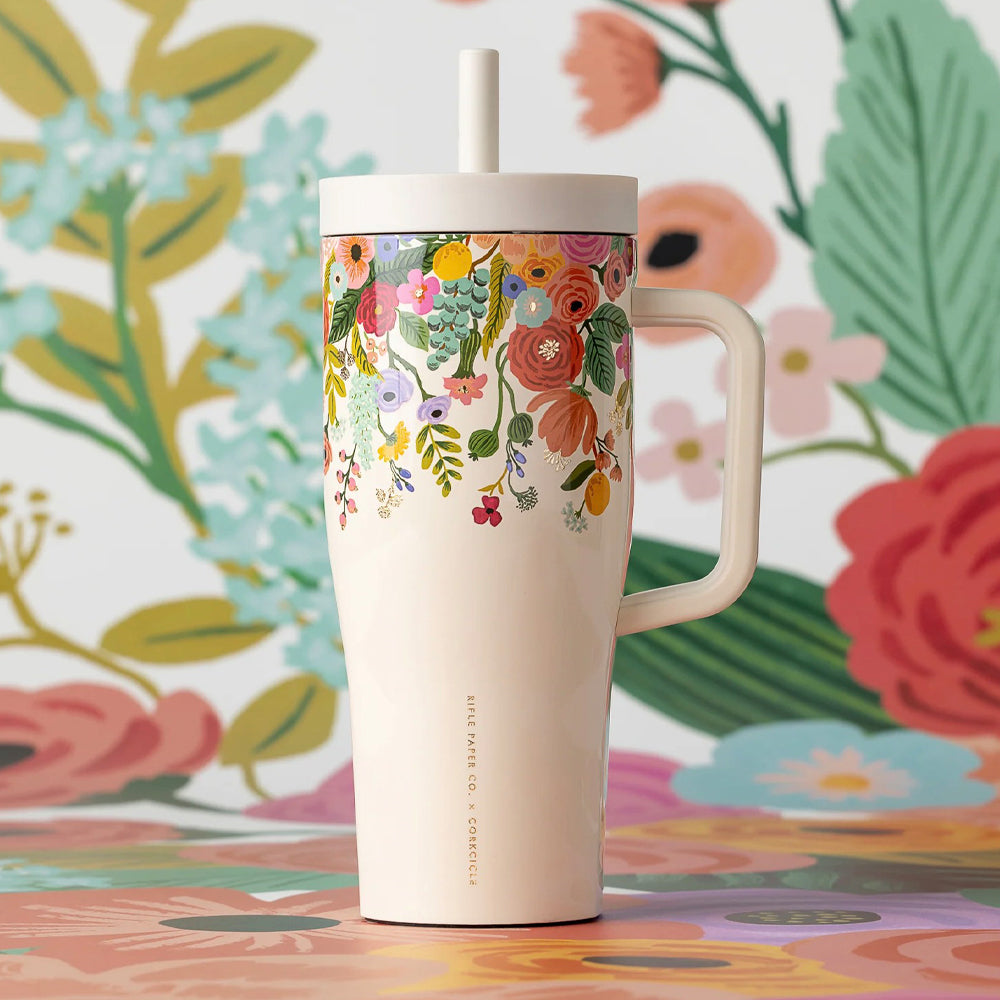 Corkcicle Cruiser - 1.2ltr Rifle Paper - Garden Party Cream