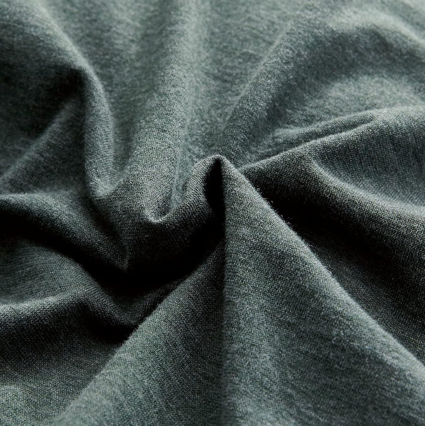 100% Jersey Cotton Quilt Cover Set - Green - Super King