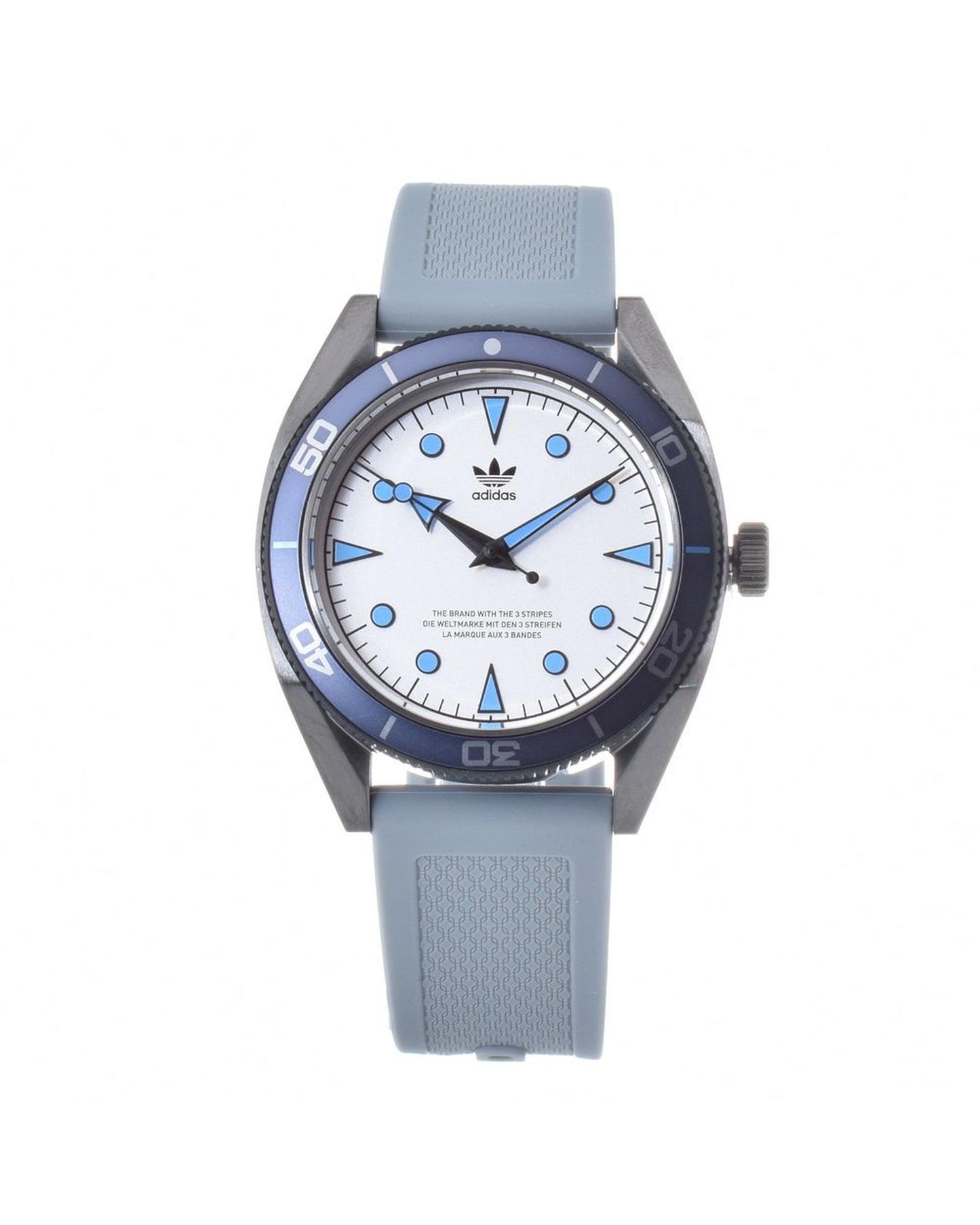 Adidas Men's Gray Silicone Watch - One Size