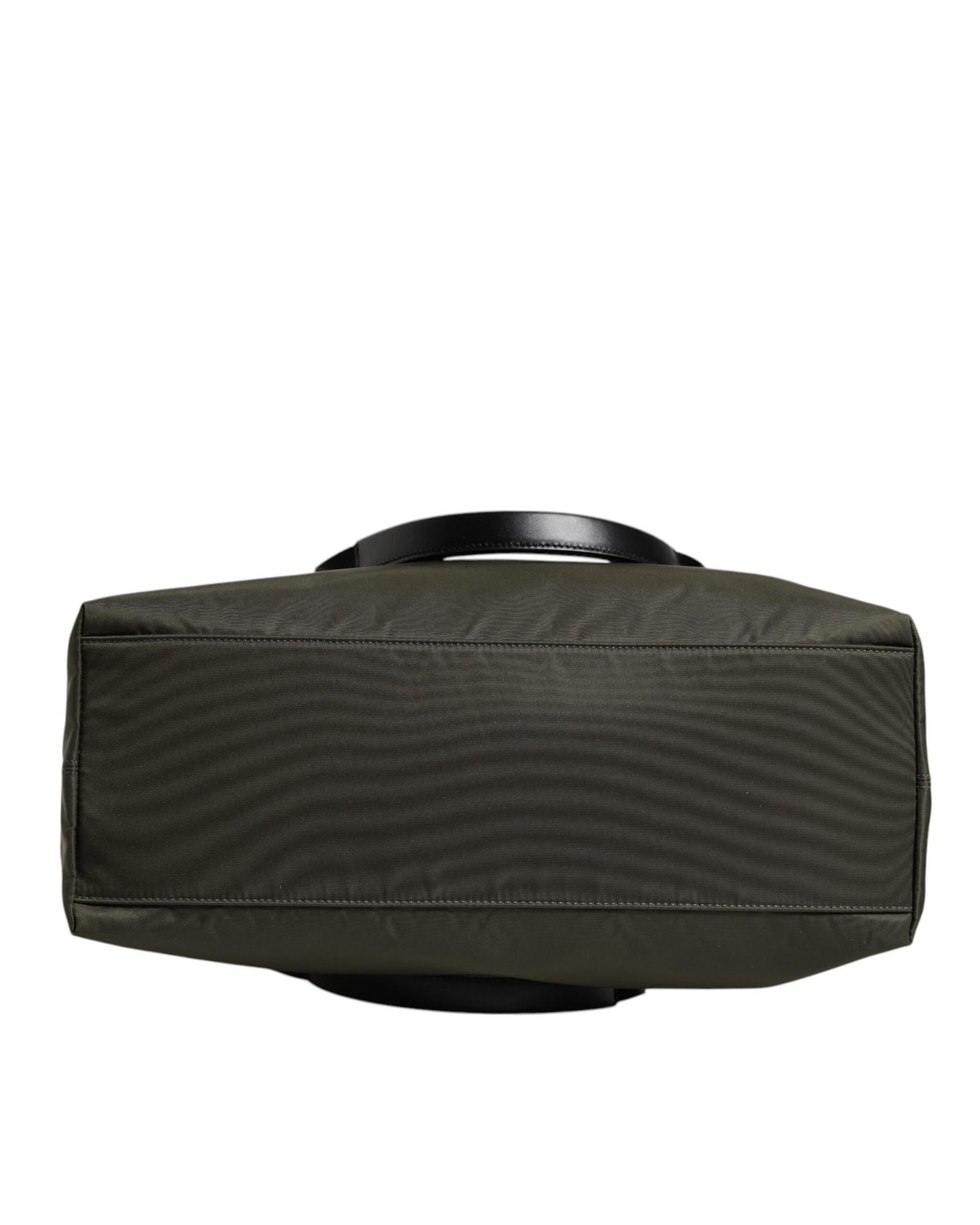 Dolce & Gabbana Men's Military Green Nylon Shoulder Strap Tote Bag - One Size