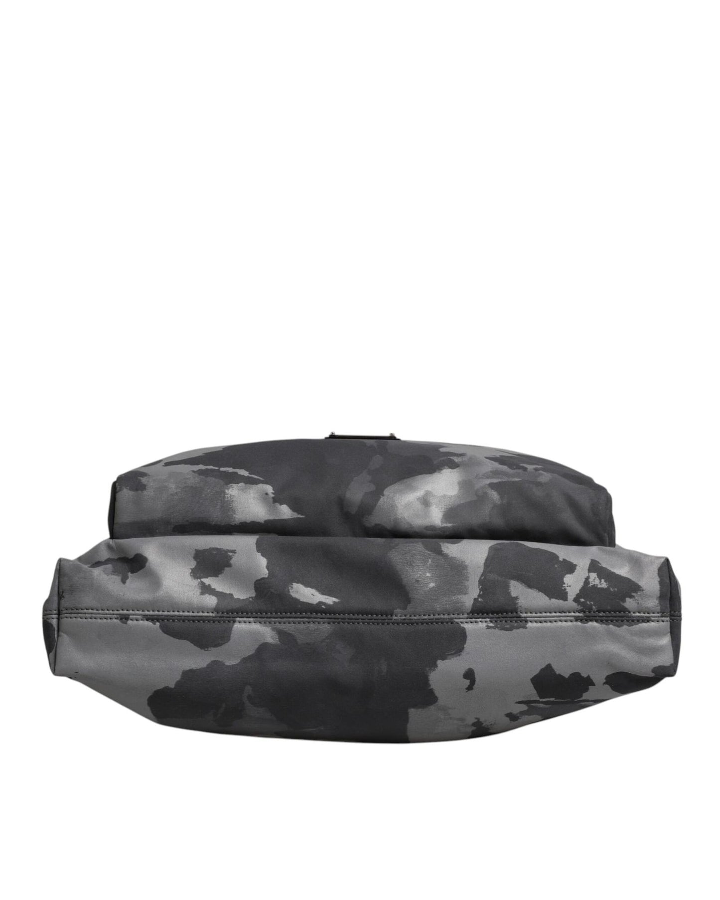 Dolce & Gabbana Men's Gray Camo Cotton Multiple Compartts Tote Bag - One Size