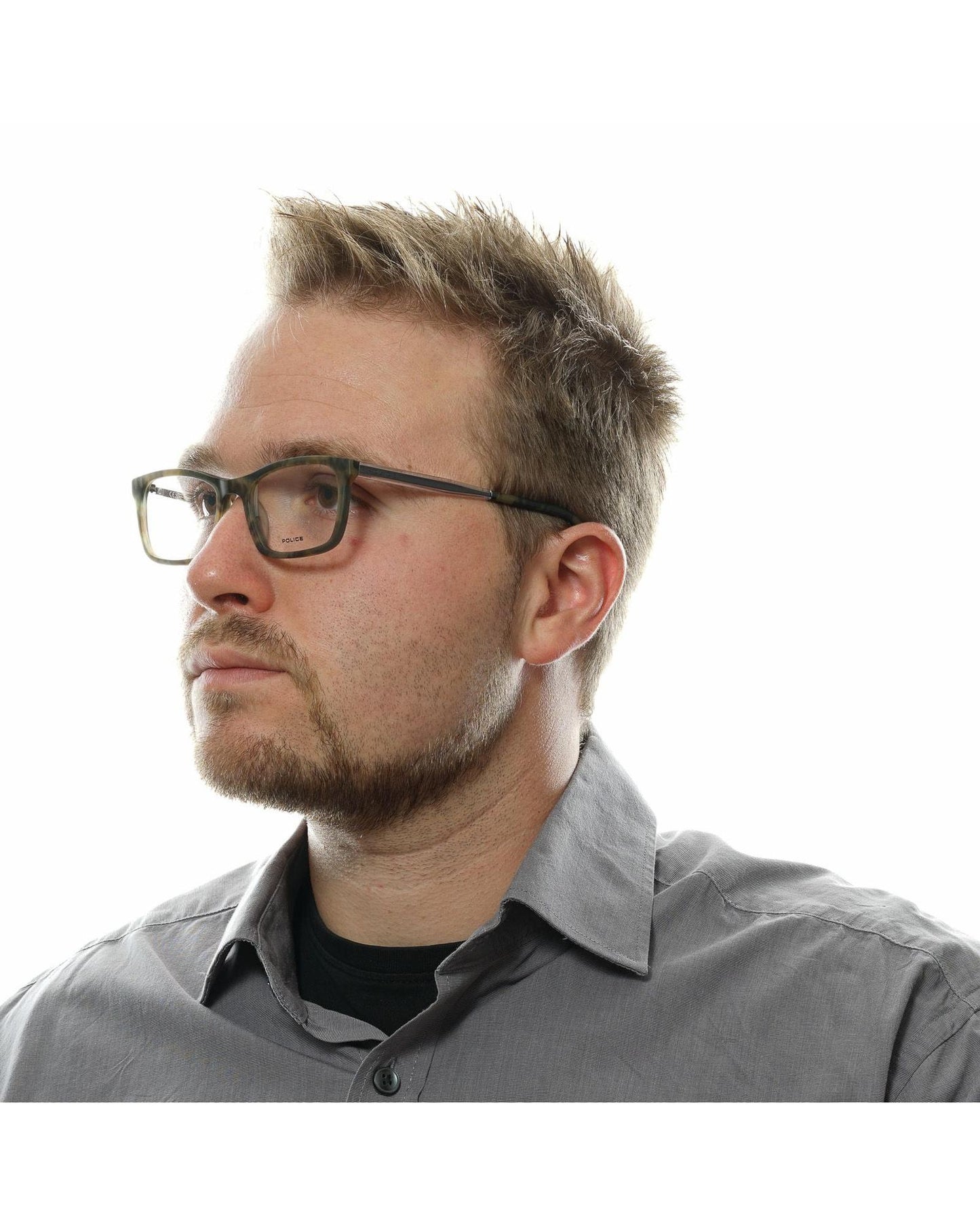 Police Men's Green Optical Frames - One Size