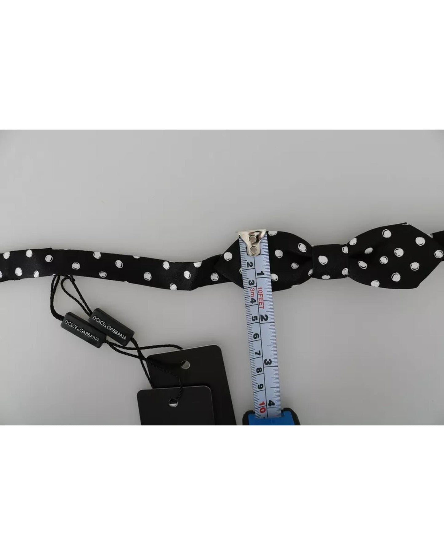 Dolce & Gabbana Men's Elegant Silk Black Tie for the Distinguished Gentle - One Size