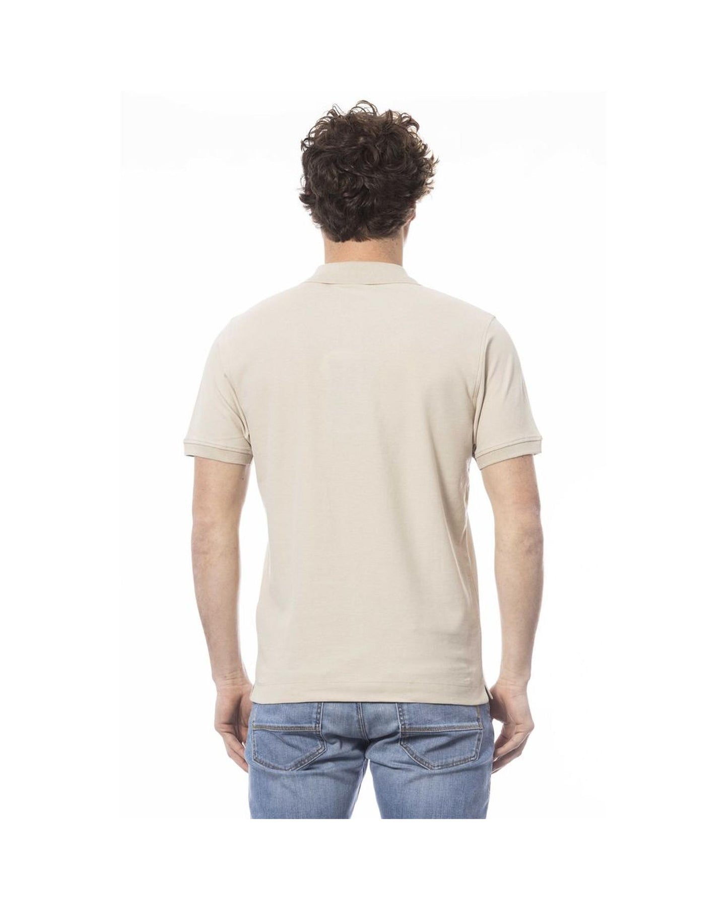 Invicta Men's Beige Cotton Polo Shirt - S