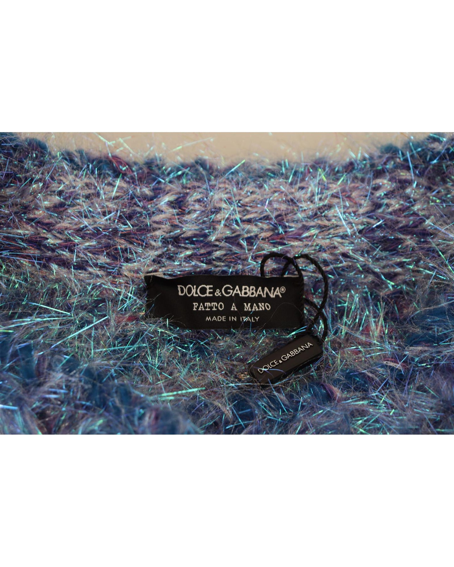 Dolce & Gabbana Women's Multicolor Polyester Fringes Coat Jacket - 44 IT