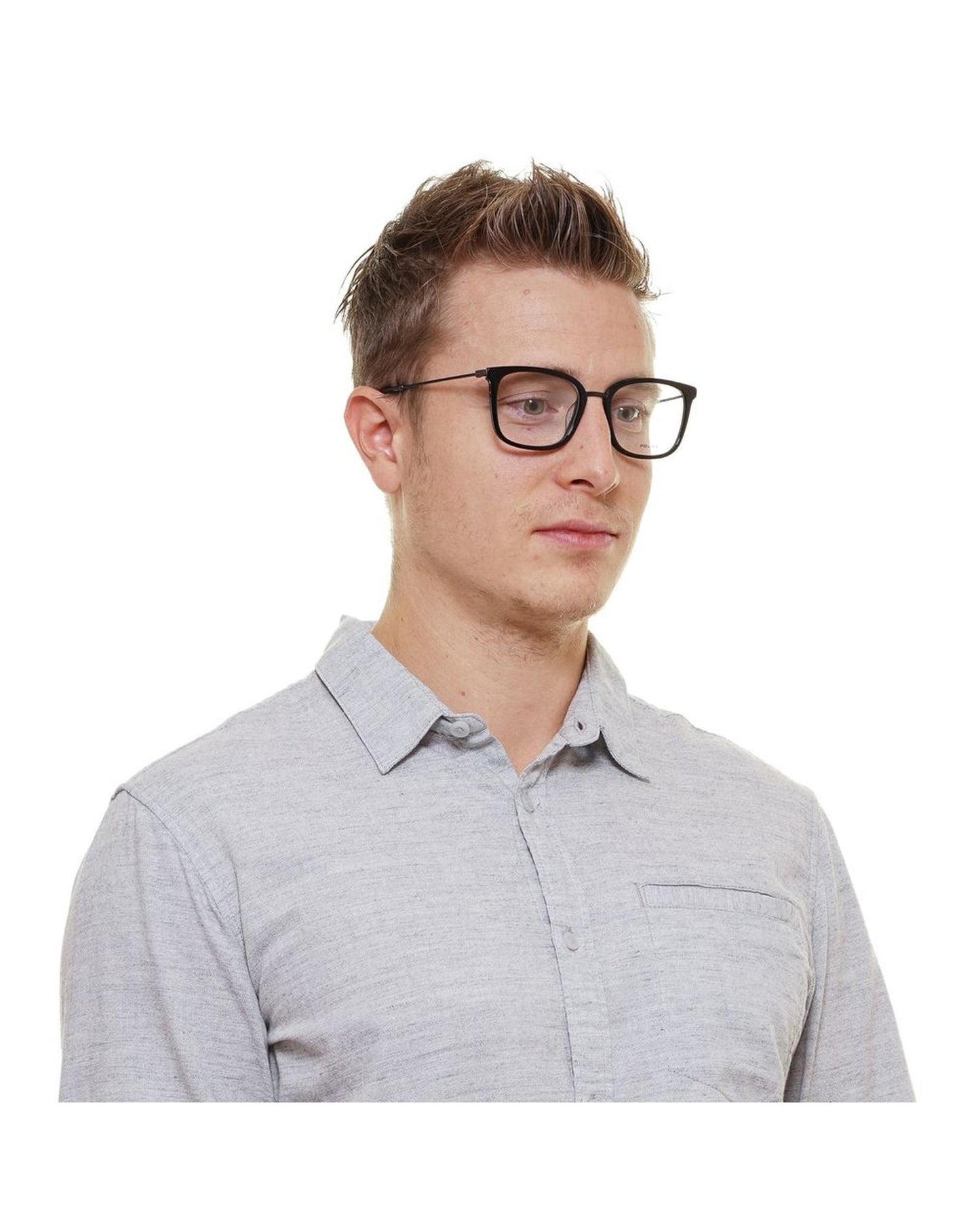 Police Men's Black Optical Frames - One Size