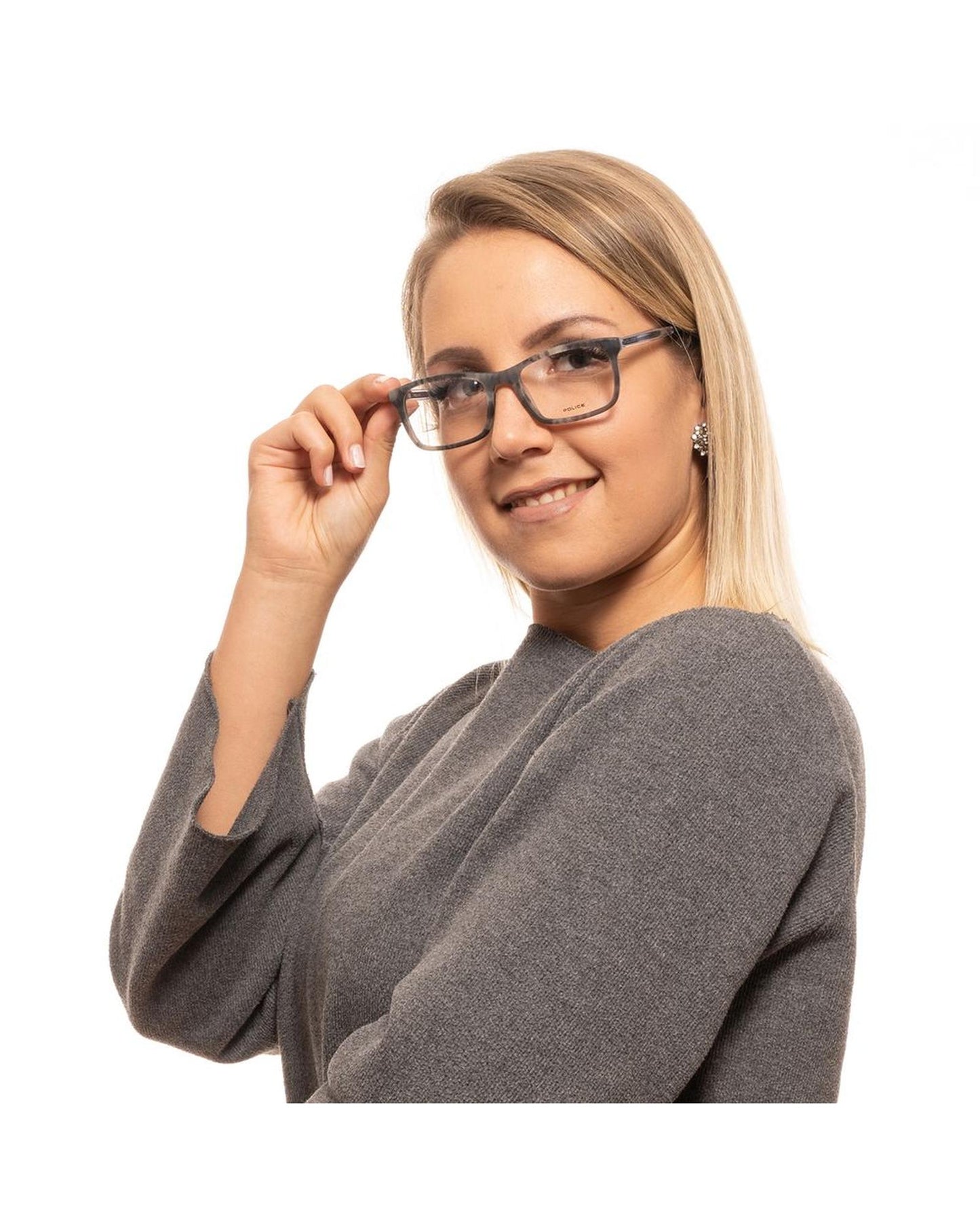 Police Men's Gray Optical Frames - One Size