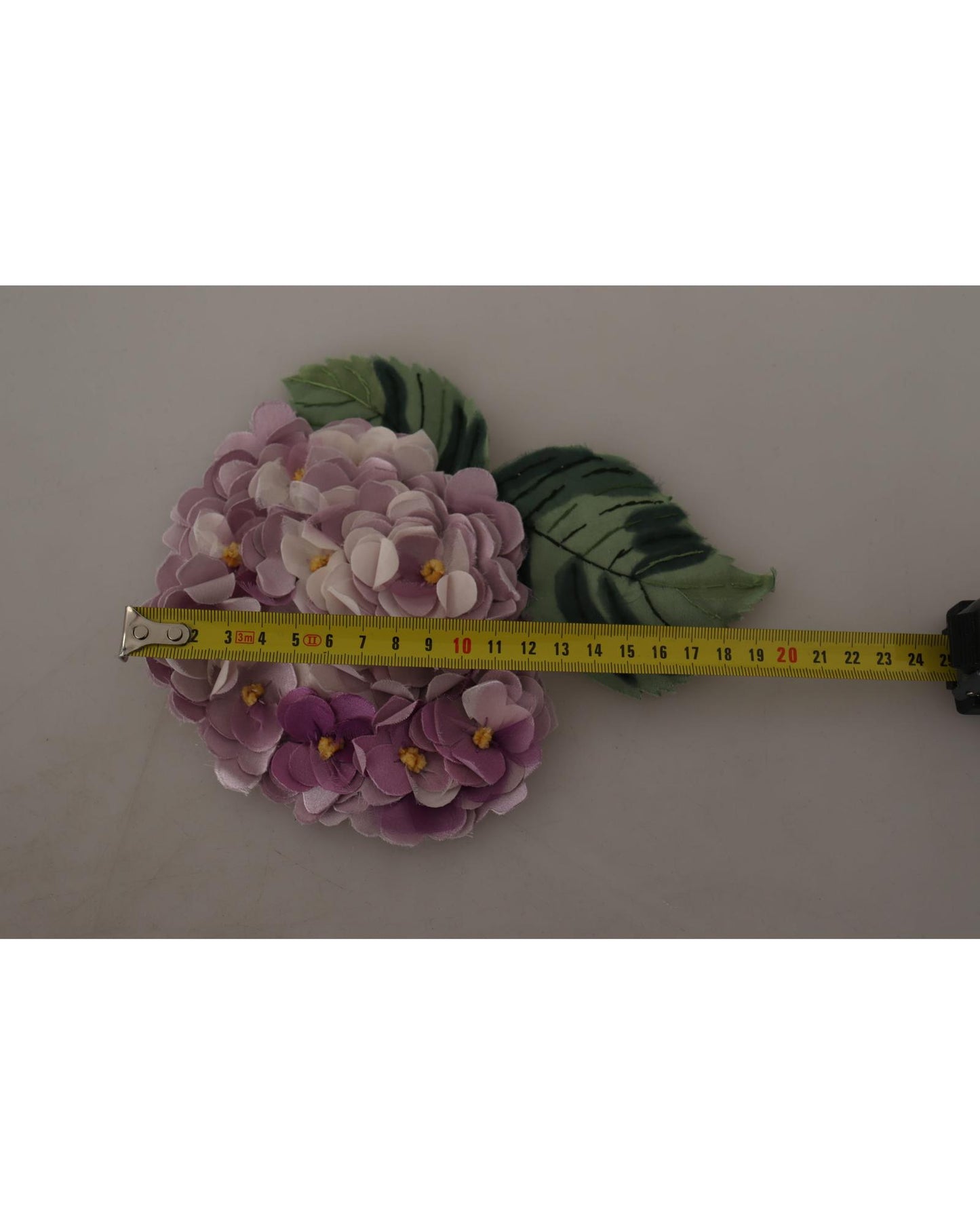 Dolce & Gabbana Women's Elegant Purple Floral Silk Blend Brooch - One Size