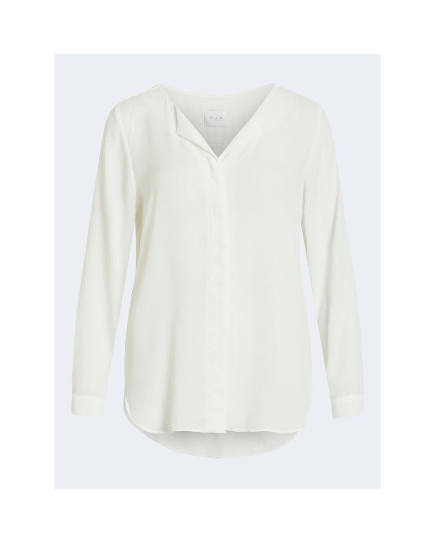 Vila Clothes Women's Cream Polyester Sweater - 44 IT