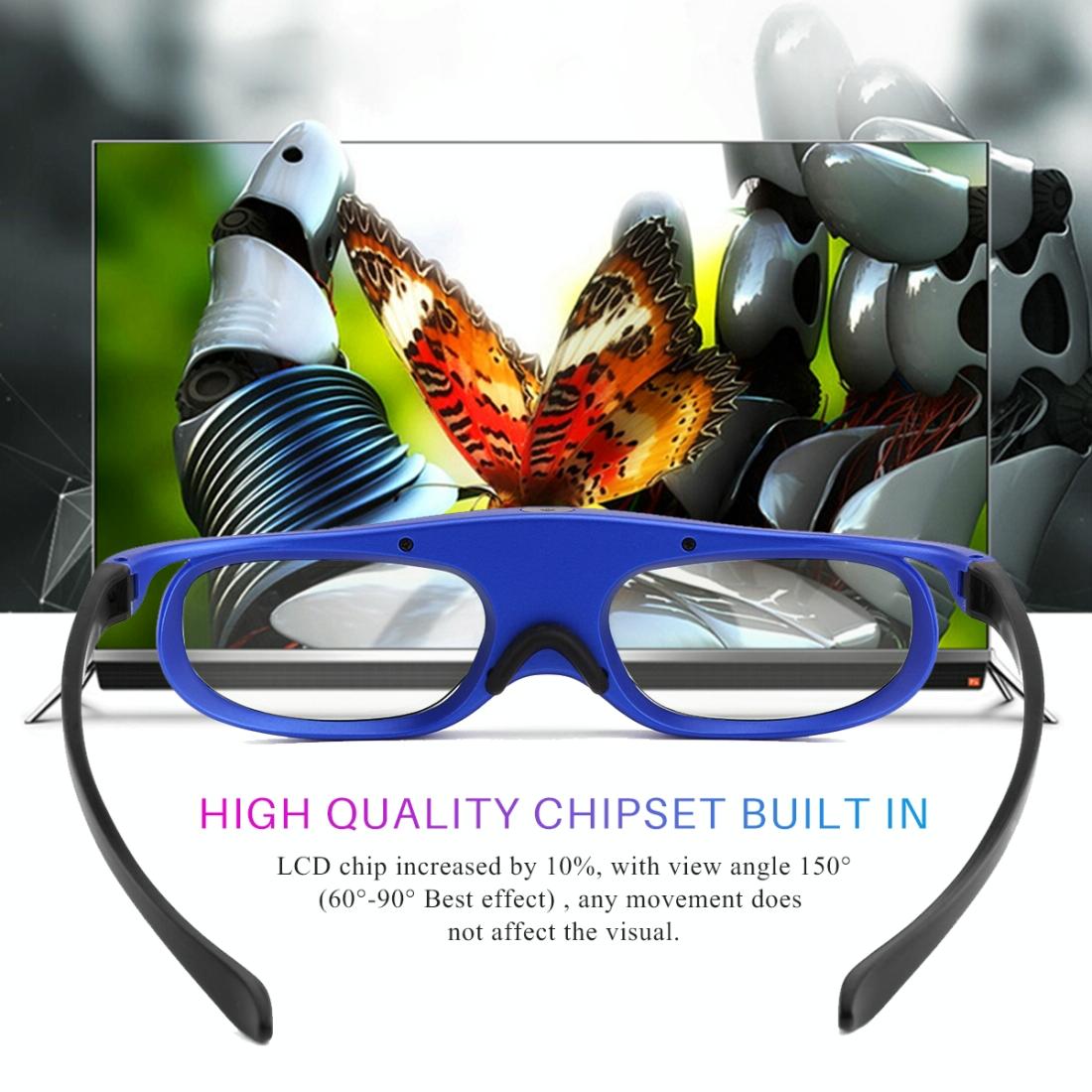 Home Theater 3D Glasses - Active Shutter For Projectors & Tvs