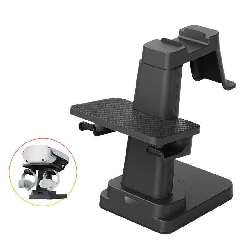 Universal Vr Headset Handle Bracket - Compatible With Pico4 Meta Quest Rift S Htc - White