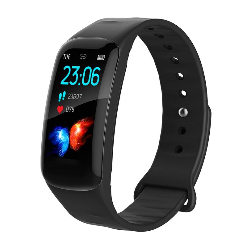Waterproof Smart Bracelet With Step Heart And Sleep Monitoring - Ip67 - Red