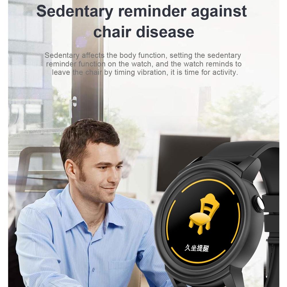 Smart Bracelet With Call Reminder Heart Rate & Sleep Monitoring - White