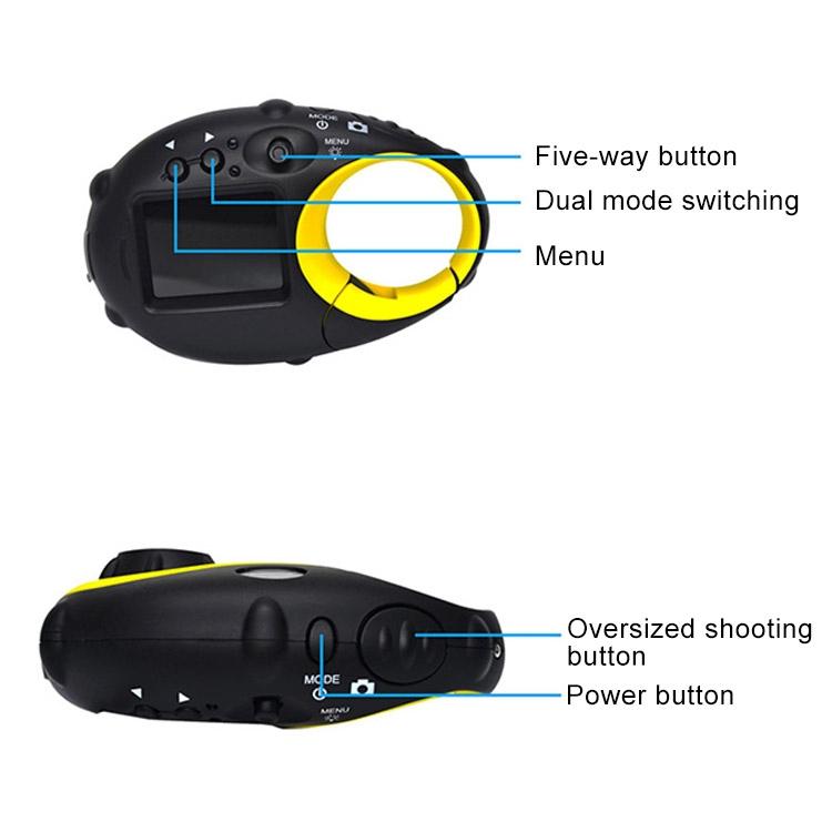 Mini Keychain Digital Camera For Kids - 5Mp 1.5 Screen Gift