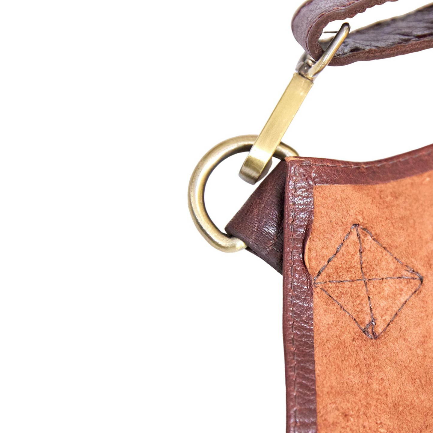 2x Pierre Cardin Professional Leather Apron Butcher Woodwork Barber - Chestnut