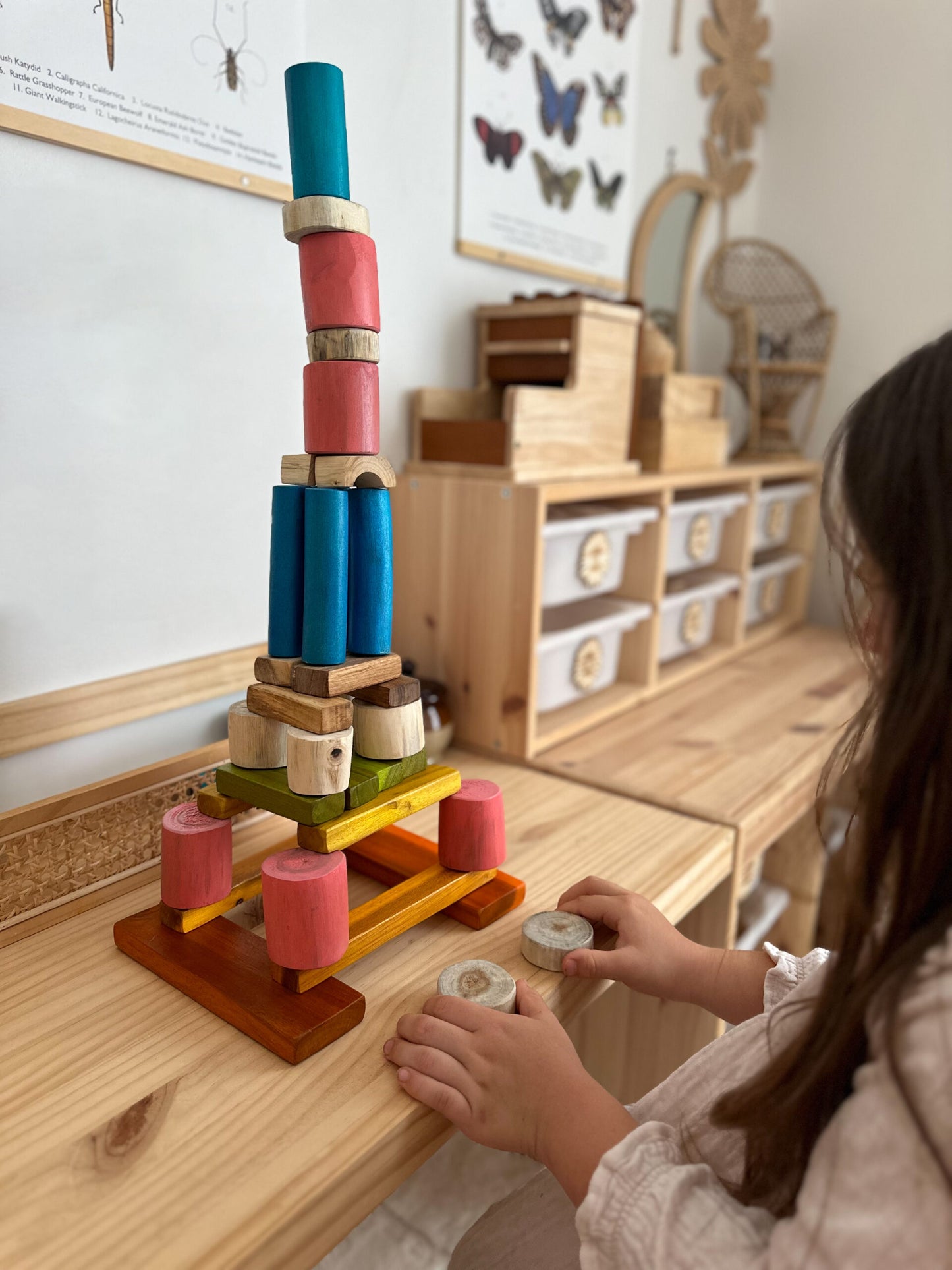 Colorful Tree Blocks 42 PCS