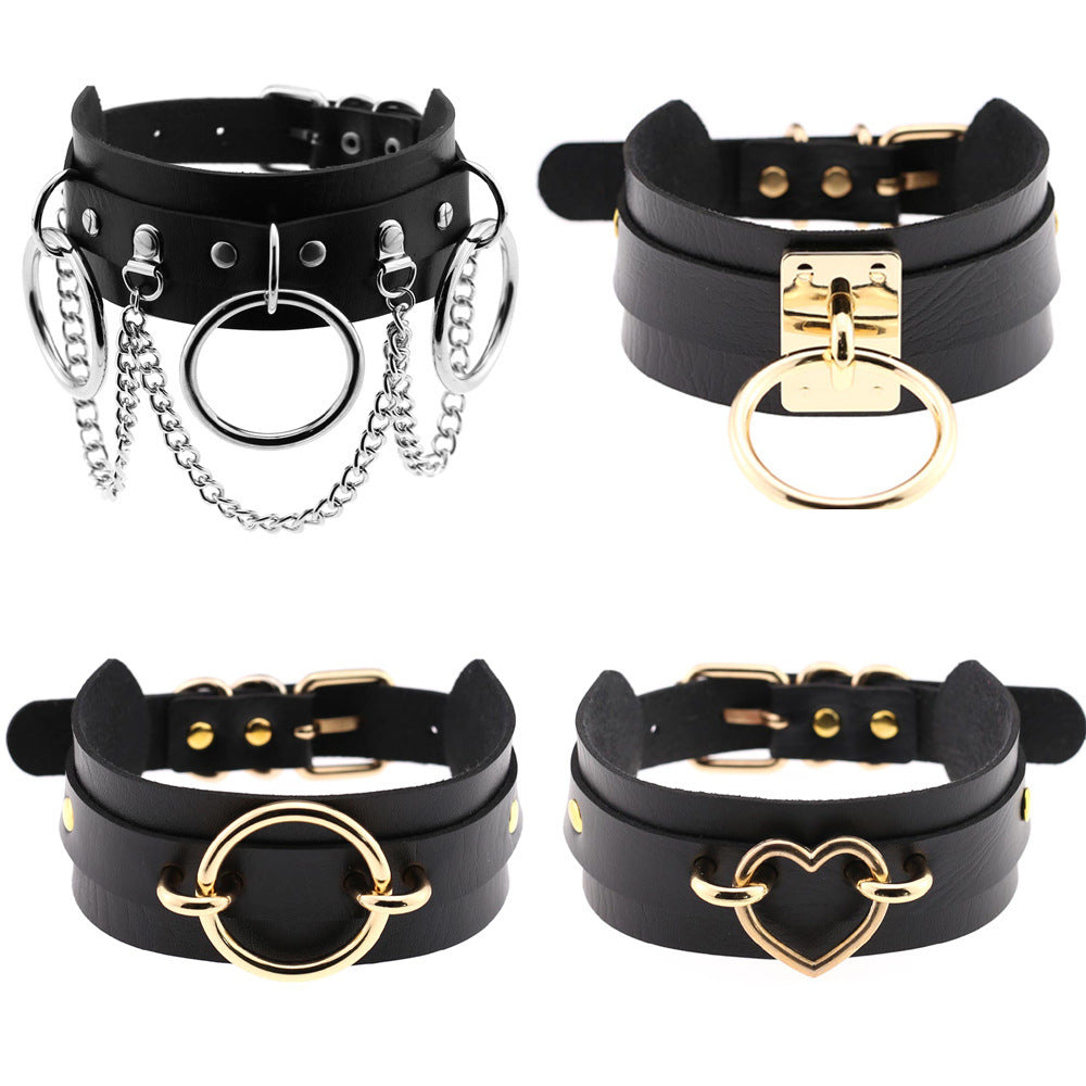 Restrain Faux Leather Love Collar by My Secret Drawer ®