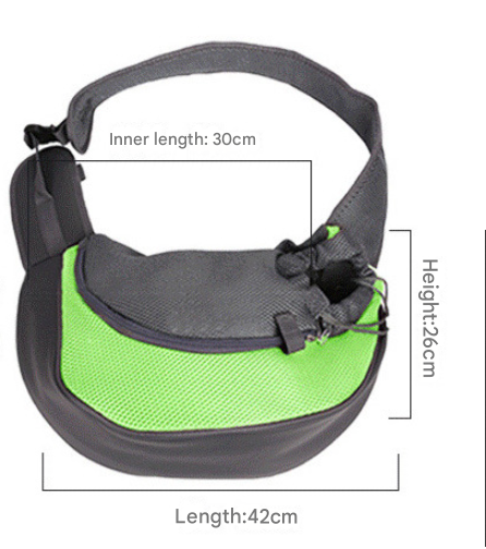 Red Portable Oxford Fabric Pet Carrier for Cats and Puppies (Size L)