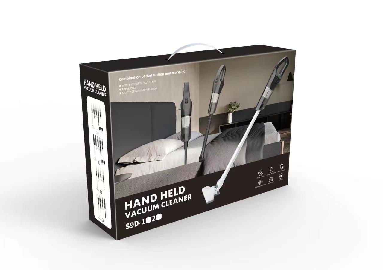 Cordless 2-in-1 Handheld & Stick Vacuum Cleaner with Detachable Water Tank & Dust Mite Remover(black)