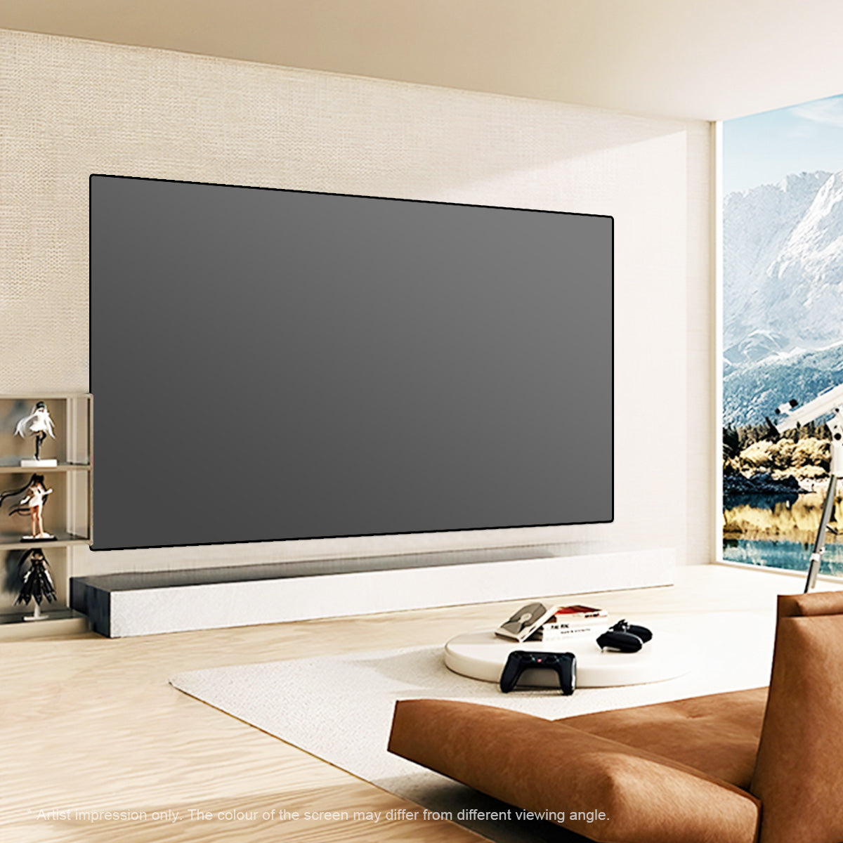 Winways Medium Throw ALR 120'' Rollable Fresnel Screen