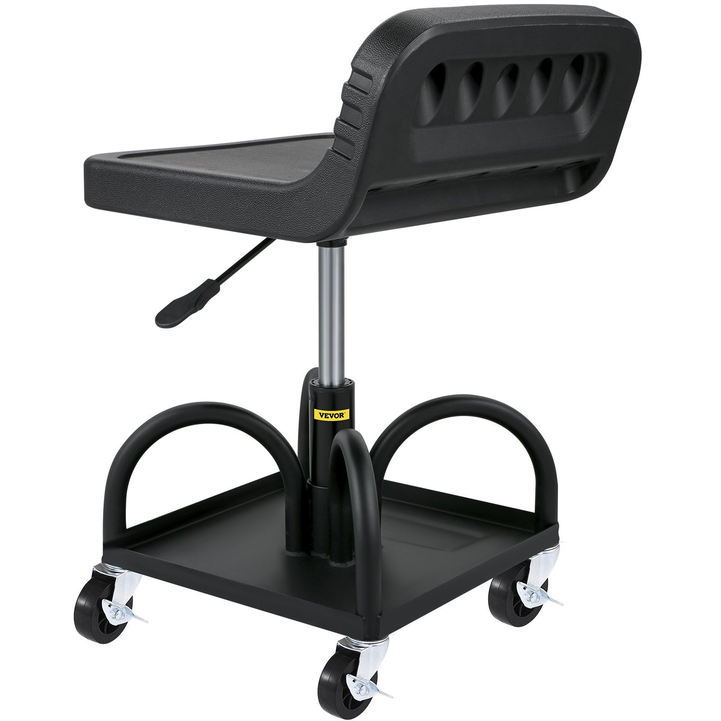 VEVOR Rolling Garage Stool 300LBS Adjustable Mechanic Work Shop Seat w/Casters