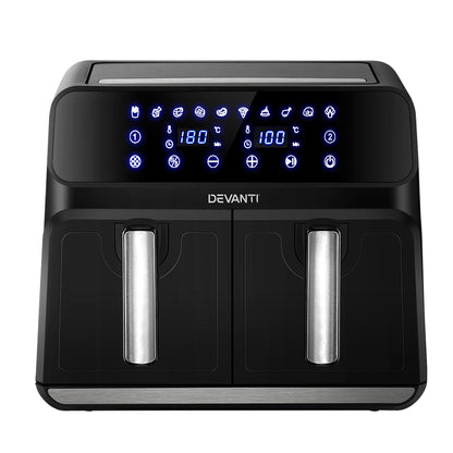 Devanti Air Fryer 8L Dual Zone Fryers