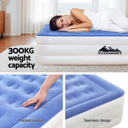 Weisshorn Air Mattress Queen Inflatable Bed 46cm Air bed Cube