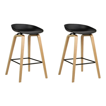 Artiss 2x Bar Stools Wooden