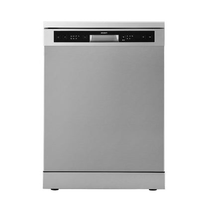 Devanti 60cm 14 Place Settings Freestanding Dishwasher Sliver