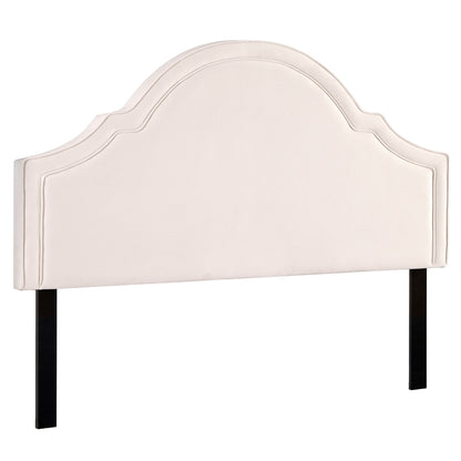 Artiss Bed Head Headboard King Velvet IRIS Beige