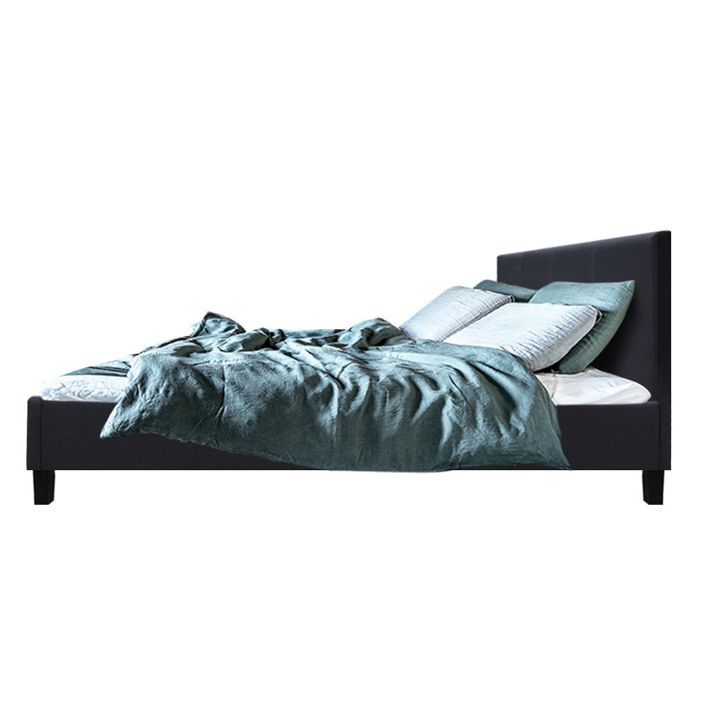 Artiss Bed Frame Queen Size Charcoal NEO