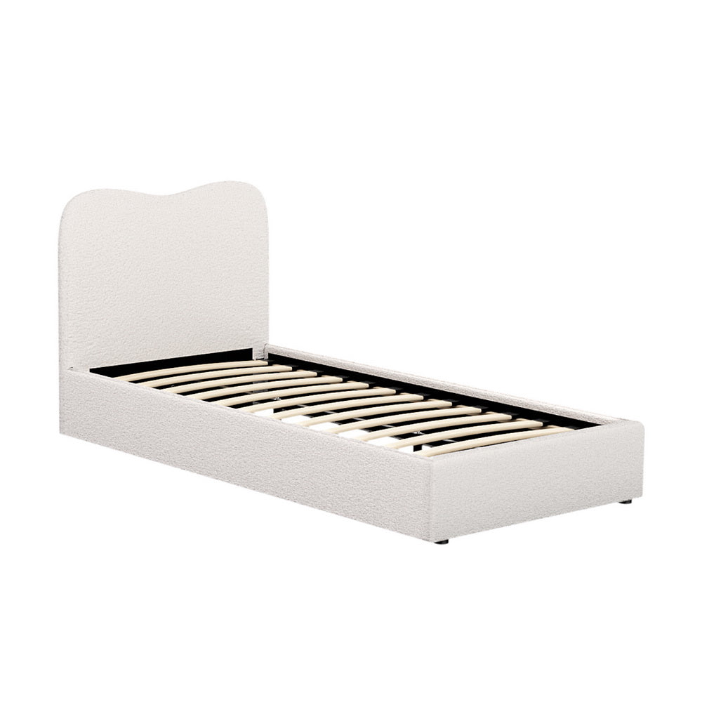 Artiss Bed Frame Single Size Boucle DARA