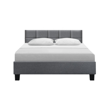 Artiss Bed Frame Queen Size Grey TINO