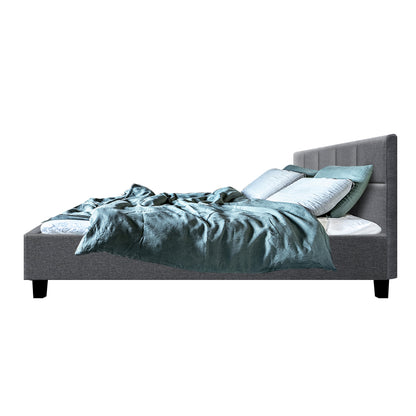 Artiss Bed Frame Queen Size Grey TINO