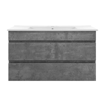 Cefito Vanity Unit 915mm with Basin Grey