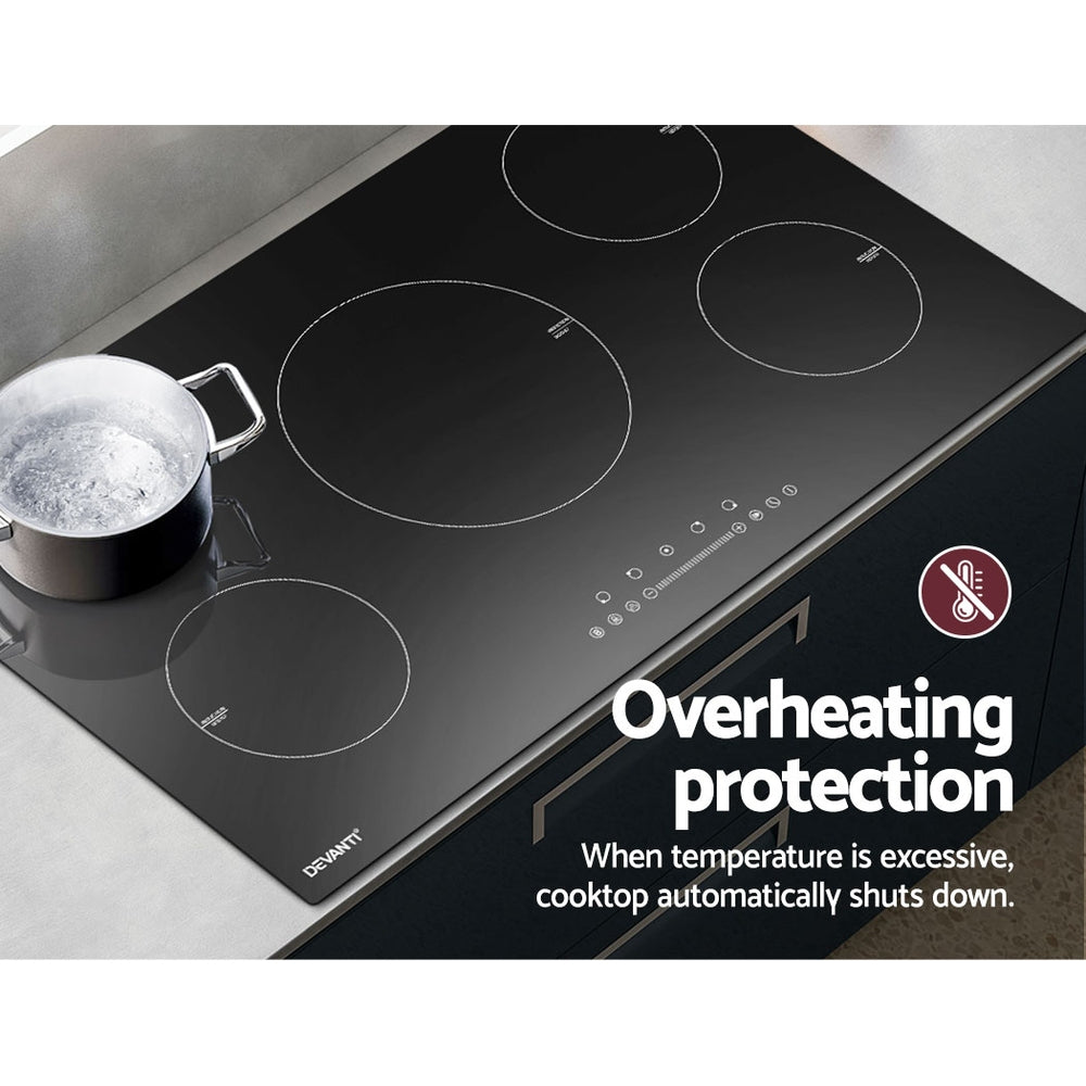 Devanti Induction Cooktop 90cm Electric Cooker