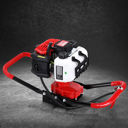 Giantz 65CC Post Hole Digger Motor Only Petrol Engine Red