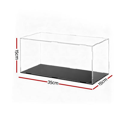 Artiss Clear Acrylic Display Case Dustproof Protection Box For Car Toys 15CM