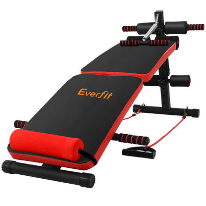 Everfit Weight Bench Sit Up Bench Press Foldable Home Gym Equipment