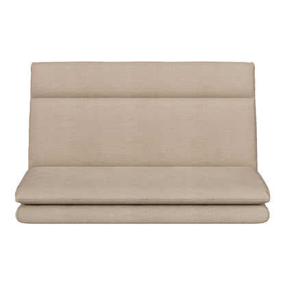 Artiss Floor Lounge Sofa Bed 2 Seater Linen Beige