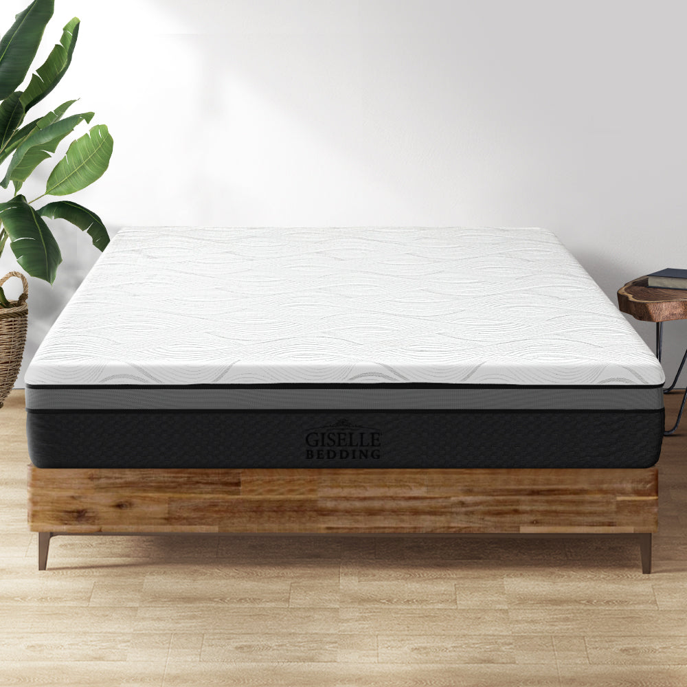 Giselle Bedding Memory Foam Mattress Bed Cool Gel Non Spring 25cm Queen