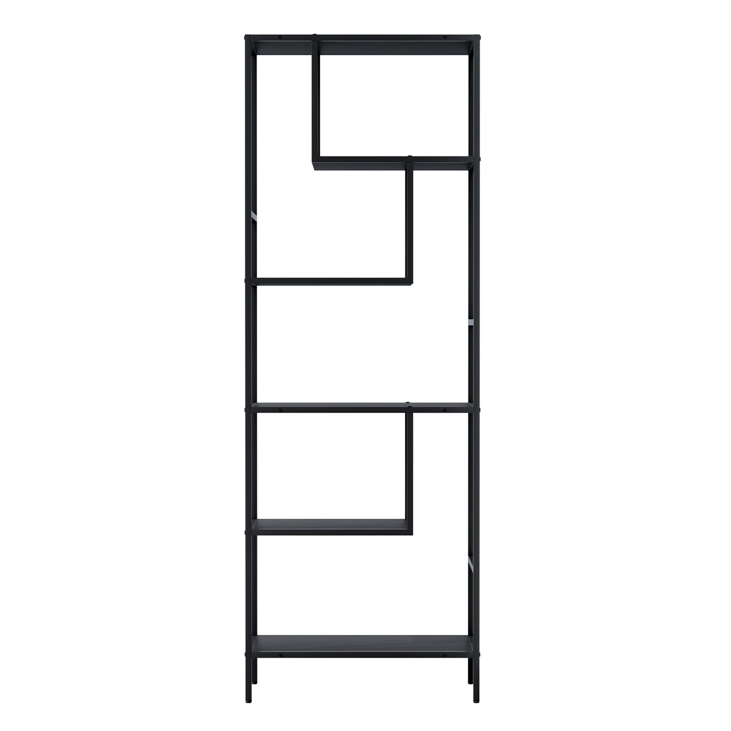 Artiss Bookshelf 5 Tiers RHYS Black