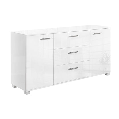 Artiss Buffet Sideboard High Gloss - White