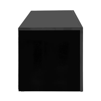 Artiss Entertainment Unit TV Cabinet LED 130cm Black Angus