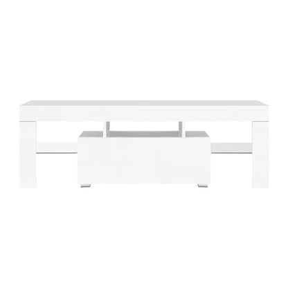 Artiss Entertainment Unit TV Cabinet LED 130cm White Elo