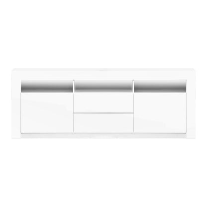 Artiss Entertainment Unit TV Cabinet LED 160cm White Anna