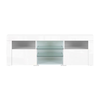 Artiss Entertainment Unit TV Cabinet LED 160cm White Bobi