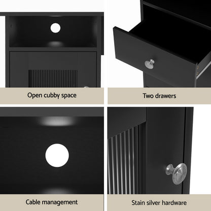 Artiss Computer Desk Home Office Study Desks L-shaped Corner Table with Storage